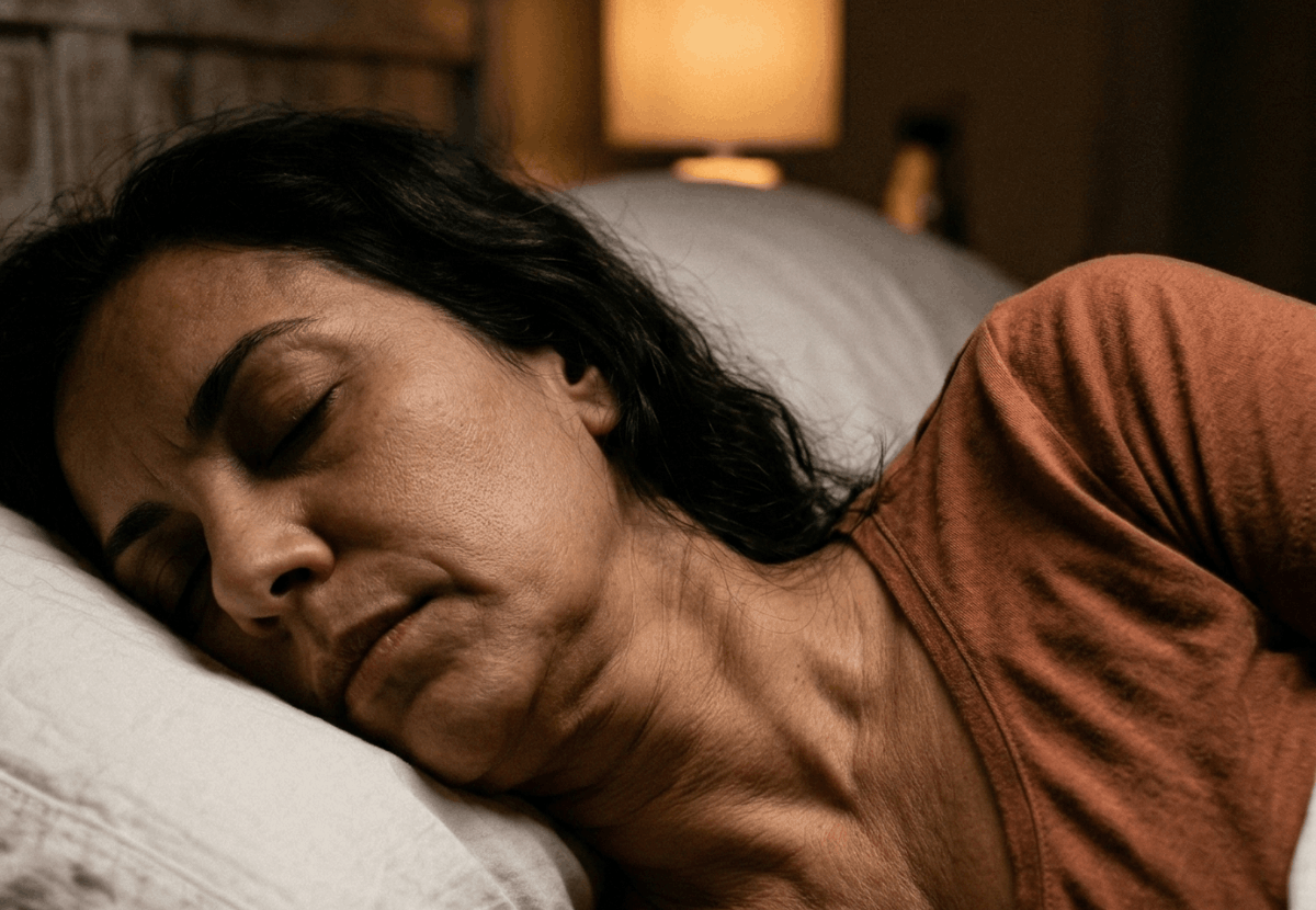 O erro de 8 horas na cama que cria a temida “papada” depois dos 40 anos